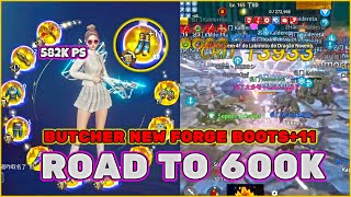 BUTCHER NEW FORGE BOOTS TIER III 11  ROAD TO 600K  A42 WB CONTEST  TED PT VS BUTCHER PT  MIR4 [upl. by Eilatan]