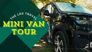 MINI VAN TOUR  Peugeot Rifter 2024  The Lax Travel [upl. by Nylssej724]