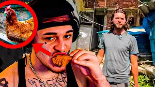 DEGUSTANDO UM FRANGO E REAGINDO A UM CARA PASSANDO O DIA NA ROCINHA  NGC Daddy React [upl. by Holsworth581]