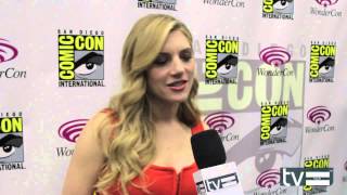 Katheryn Winnick Interview  Vikings History Channel [upl. by Terchie]