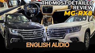 2024 MG Rx8 Review English Audio  Full Option  Most Detailed Review [upl. by Annoled]