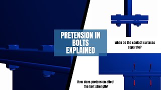 The Science of PreTensioned Bolts A 3D Animated Guide [upl. by Nylek]