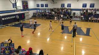 Waldwick High School vs Park Ridge High School Mens Varsity Basketball [upl. by Acihsay]