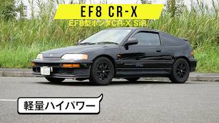 【EF8型CRX SiR】今見ると群を抜いて低い全高に驚きます／視界は良好で広々感あるのが意外でした [upl. by Remsen430]