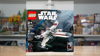 LEGO Star Wars 30654 XWING STARFIGHTER Polybag Review 2023 [upl. by Naval210]