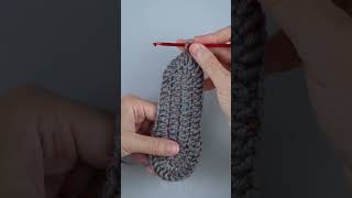 How to crochet simple slippers Bunnies 1218 months Miarti🧶 [upl. by Ardnwahsal]