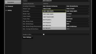 Hikvision Record Settings [upl. by Arikahs]