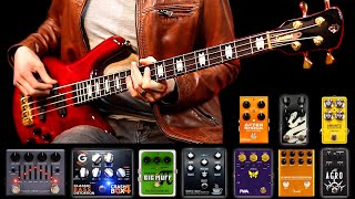 BASS PEDALS  Light Overdrive to Brutal Distortion [upl. by Winton72]