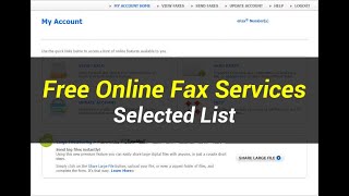 5 Free Online Fax Services  Selected List [upl. by Jasmine]