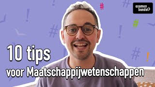 10 handige examentips voor Maatschappijwetenschappen  Examenbundelnl [upl. by Lillith952]