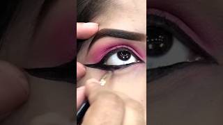 Applying inner corner eyeliner with wing tutorial lashesbeautyparlour short eyelinertutorial [upl. by Aicak]