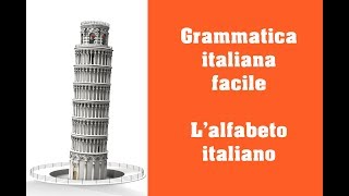 Grammatica italiana  Lalfabeto italiano [upl. by Klute232]