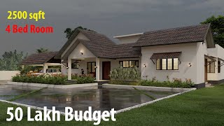 Nalukettinu പകരം  Trending Modern house design 20222500 sqft 4Bhk modern houseHome malayalam [upl. by Reyem]