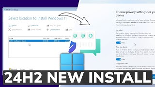 Windows 11 24H2  New Installation Process [upl. by Ahcilef]