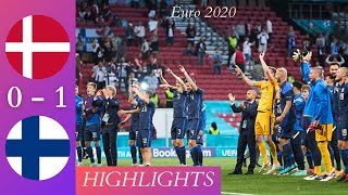 Denmark vs Finland 0  1  Euro 2020  Extended Highlights amp All Goals  2021 [upl. by Anirav]