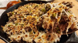 Hamburger Casserole  French Onion Casserole  1 Pot Meal  Easy Skillet Meal The Hillbilly Kitchen [upl. by Oruhtra]