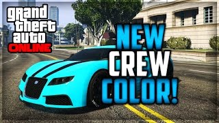 GTA 5 Online Paint Jobs  Best Rare Modded Crew Colors 22 quotAqua Bluequot [upl. by Komara132]