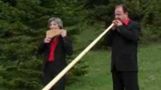 AlpPan Duo  Bergfrieden Alphorn amp Panflöte [upl. by Leivad]