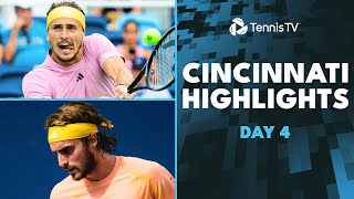 Zverev amp Khachanov Battle Draper Takes On Tsitsipas  Cincinnati 2024 Day 4 Highlights [upl. by Hansel]