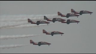 Airpower 16  PATRULLA AGUILA Spanish Air Force  aerobatic display team [upl. by Oilejor]