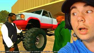 MONSTERTRUCK fahren für einen FREMDEN  GTA San Andreas [upl. by Herrmann621]