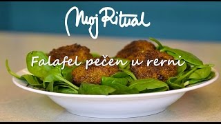 Falafel pečen u rerni  Moj Ritual Recepti [upl. by Ennasil]