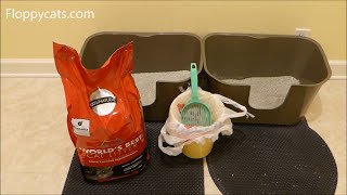 Worlds Best Cat Litter Multi Cat Clumping Formula Arrival Video for Review [upl. by Eneri]