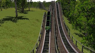 Fontaine Ferry Park Comet recreation  NoLimits 2 [upl. by Cartan]