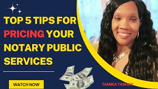 What to charge for your notary public services notarypublic entrepreneur [upl. by Ilac]