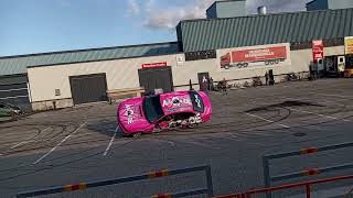 crazy drivers stunt show kajaani 1782024 [upl. by Atile488]