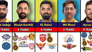 Top Cricketers With How Many TEAMS They Played For in IPL [upl. by Georgianna]