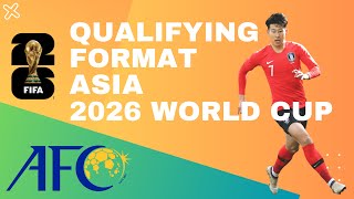 Asia Qualifying NEW Format AFC  FIFA World Cup 2026 [upl. by Nwotna]