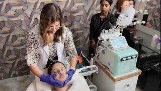 hydra facial kaise karte hain  HydraFacial treatment for glowing skin by AR Lavish hydrafacial [upl. by Drofkcor798]