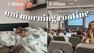 my quick amp realistic morning routine for university [upl. by Shute320]