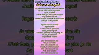 Oui ou non Angèle frenchsong frenchlanguage music french français chansonsfrancaise [upl. by Yeliw695]