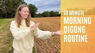 10 Minute Morning Qigong  Body Tapping [upl. by Rehtae]