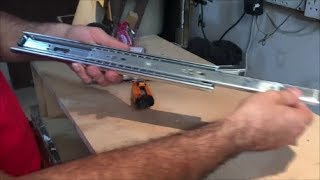 How to install drawer slides step by step [upl. by Mauer]