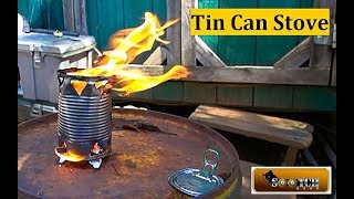 Easy DIY Tin Can Survival Stove [upl. by Chrotoem175]