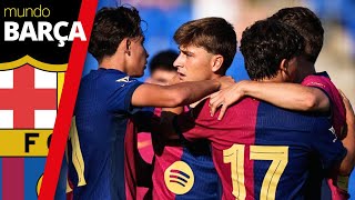 BARÇA  Resumen del PRIMER partido del FC BARCELONA de HANSI FLICK ante el OLOT 10 [upl. by Haimes]