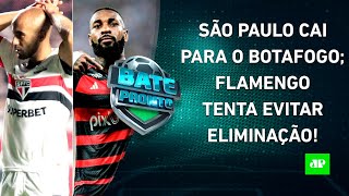 São Paulo É ELIMINADO pelo Botafogo nos PÊNALTIS HOJE TEM Peñarol x Flamengo  BATEPRONTO [upl. by Neelyam161]