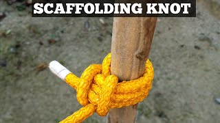 HOW TO TIE A SCAFFOLDING KNOThow sajjad12455 [upl. by Ogg639]