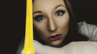 ASMR Eye Exam Roleplay  Removing Something From Your Eye  Extensive  Pen Light  Gloves [upl. by Yantruoc]