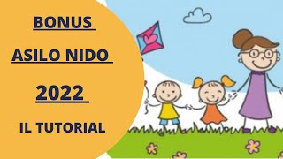 BONUS ASILO NIDO IL TUTORIAL COMPLETO [upl. by Royden]