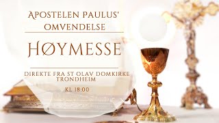 Høymesse  Apostelen Paulus omvendelse [upl. by Rihsab223]