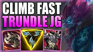 HOW TO USE TRUNDLE JUNGLE IN ORDER TO CLIMB OUT OF LOW ELO FAST  Gameplay Guide League of Legends [upl. by Kirtley]