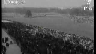 FRANCE  HORSE RACING The Presidents prize race at Auteuil 1928 [upl. by Elatsyrk]