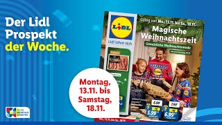 Der Lidl Prospekt der Woche  Angebote von Montag 1311 bis Samstag 1811 [upl. by Etireugram144]