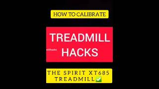 Calibration Of Spirit XT685 Treadmill [upl. by Hessney]