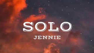 JENNIE SOLOlyrics [upl. by Adalard]