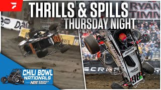 Thursday Thrills amp Spills  2024 Chili Bowl Nationals [upl. by Pascal]